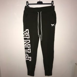 PINK Olive Green Joggers